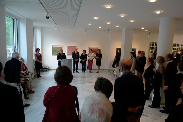 Vernissage der Ausstellung Monika Humm /Christine Ott, Galerie Bezirk Oberbayern, 8.6.2011