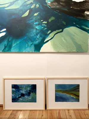Ausstellung Monika Humm - Sehnsuchtsorte in der Galerie Michael Heufelder, 2025