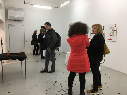 Vernissage "Schwarz und Rot und Gold" am 14.2.2020, Kunstverein Ebersberg