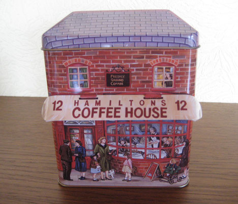 Blechdose Coffee House