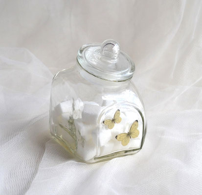 Zuckerdose aus Glas