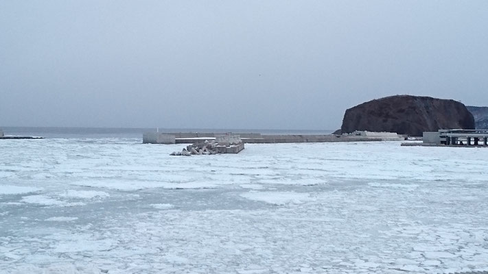 斜里　ウトロ　Drift ice