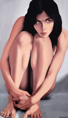 Caught 1, 2010, 120/70 cm, oil on canvas (private collection)