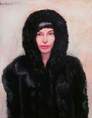 Fur 2, 2008, 80/100 cm, oil on canvas