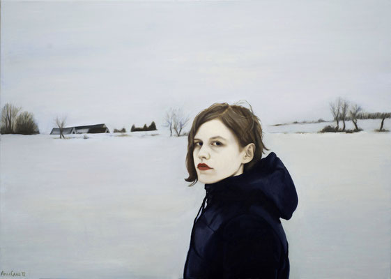 White 1, 2012, 100/140 cm, oil on canvas 