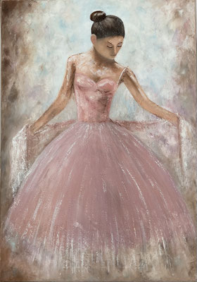 "Grazie", Öl auf Leinwand 70x 100 cm