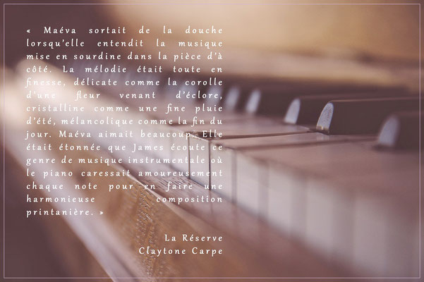 Citation de La Réserve de Claytone Carpe