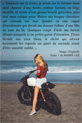 Magie Originelle, tome 1 de Merry Lee de Claytone Carpe - Thème moto