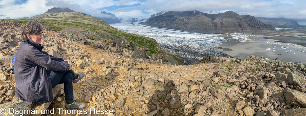 Ausblick auf den Skaftafellsjökull