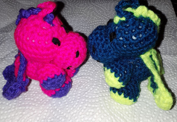 Amigurumi Anhänger Drache