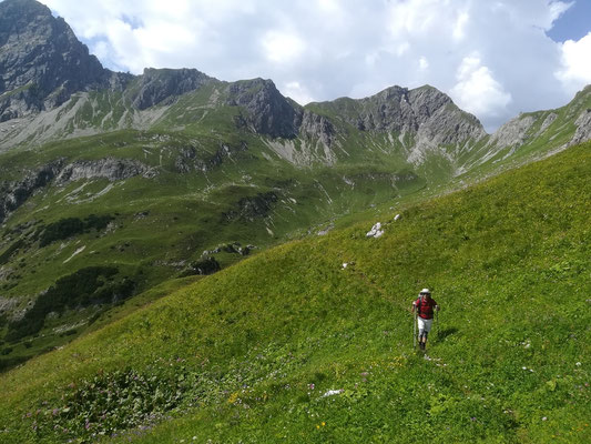 In Richtung BC-Hütte