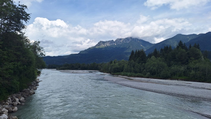Die Loisach bei Reutte