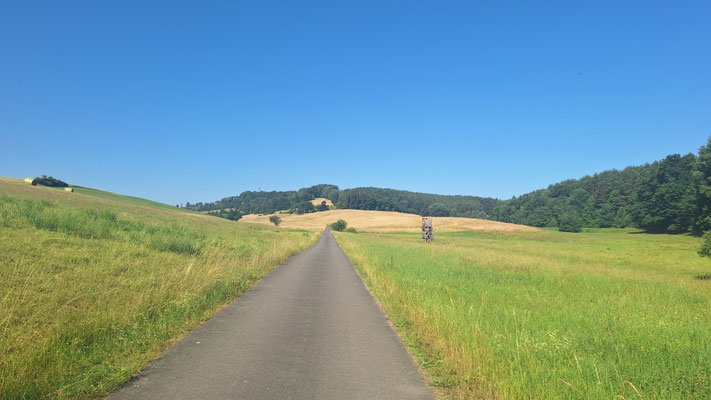Der Radweg nach Ilmenau 
