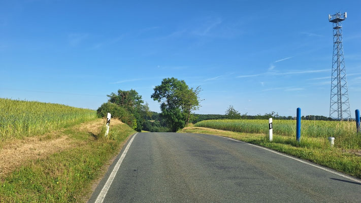 Blick zurück,  das Ende der Wellenbahn