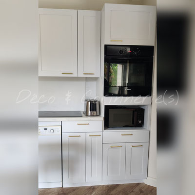 Rénovation Déco & Corinnerie(s) |Cuisine aglo Après Gris Clair