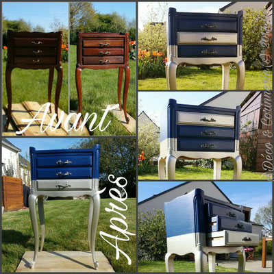 Rénovation Déco & Corinnerie(s) | #Avantaprès Chevet Style Louis XV Réalisation Déco & Corinnerie(s)