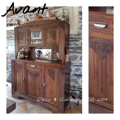 Rénovation Déco & Corinnerie(s) | #Avant buffet 2 corps Art Déco