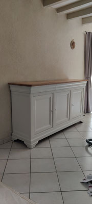 Rénovation Déco & Corinnerie(s) |Enfilade Après Plateau brut, corps ecru, intérieur ecru