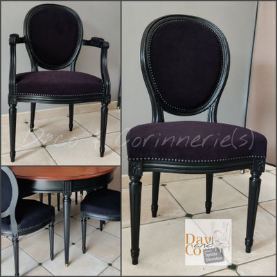 #Après Chaises partenariat Déco & Corinnerie(s) et Dav & Co Tapissiers