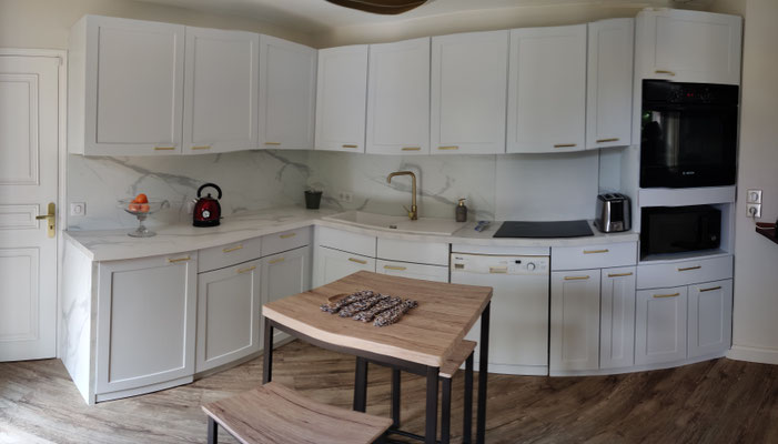 Rénovation Déco & Corinnerie(s) |Cuisine aglo Après Gris Clair