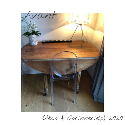 #Avant Table à volets style Louis Philippe