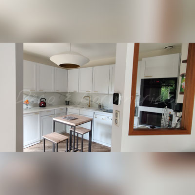 Rénovation Déco & Corinnerie(s) |Cuisine aglo Après Gris Clair