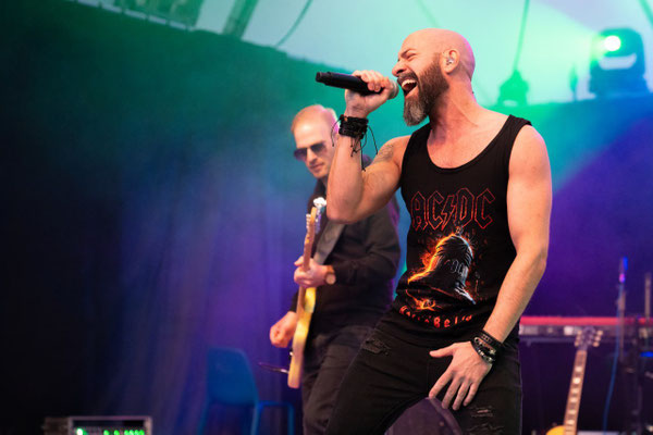 Rockmeister - Gartenschau Balingen 2023 - Kevin Thiede Rocksänger Balingen