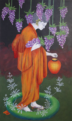 Der Traum von Fernost, 150 x 90 cm