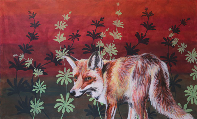 Der Rote, 90 x150 cm