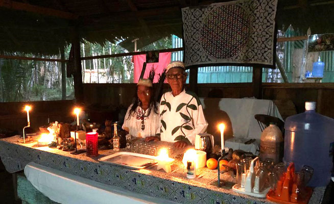 Don Agustin & Dona Marlene im Camp Charapamama