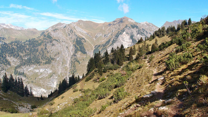 Unterwegs zur Lugenalpe