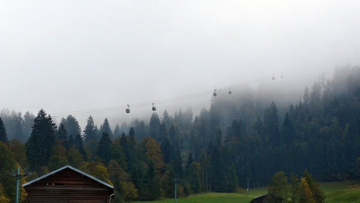 Blick von der Talstation der Kampenbahn