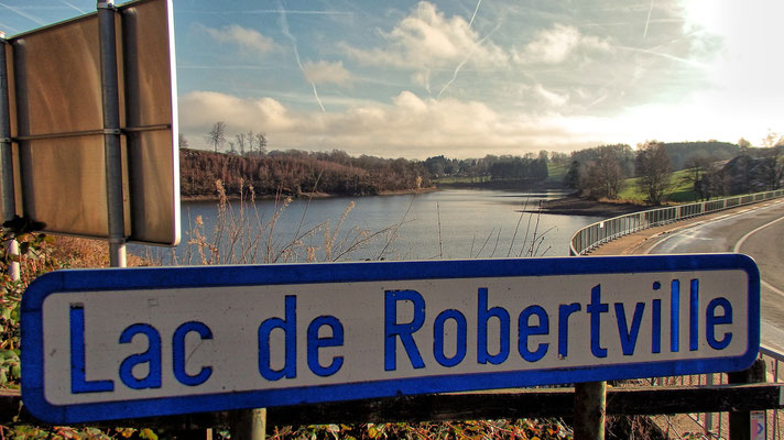 Erste Station: Lac de Robertville bei Malmedy (Belgien)