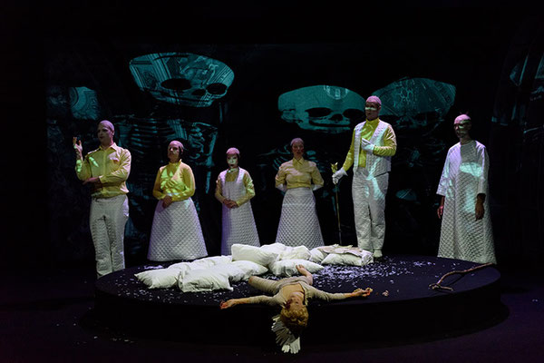 Als Satano/Iddio in Caino et Abel; Oberösterreichisches Opernstudio (c) Petra Moser