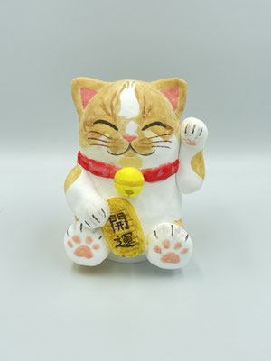 工作　招き猫の貯金箱（セブンカルチャークラブ鳳・八尾/2024年7月・8月開催/夏休み一日講座/♯PR）