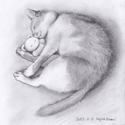 猫とやすみくま1