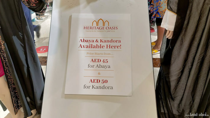 Abaya und Kandora Preis