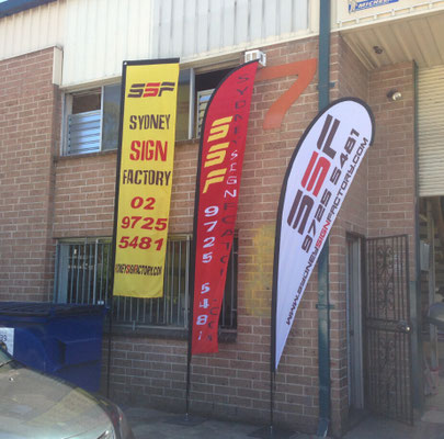 旗帜类型及尺寸 Print Laser Cnc Australia Sign Maker