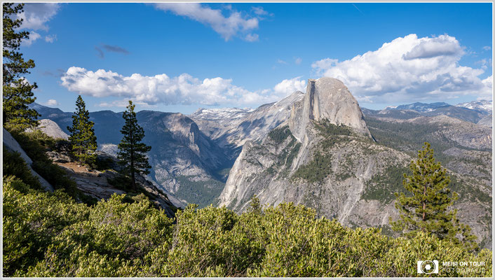 Blick vom Glacier Point auf den Halfdome  | Nikon Z8, NIKKOR Z 24-120 mm 1:4 S (29 mm), ISO 64, 1/250, f/8 Stack 6 Bilder