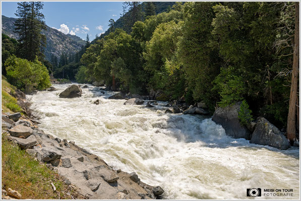 Kings River im Kings Canyon NP | Nikon Z8, NIKKOR Z 24-120 mm 1:4 S (30 mm), ISO 64, 1/40, f/20
