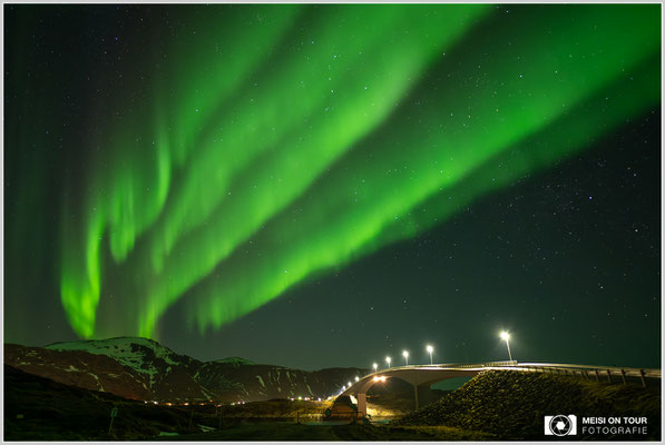 Nordlichter nahe Fredvang | Nikon Z9, NIKKOR Z 20 mm 1:1,8 S, ISO 3200, 2s, f/2