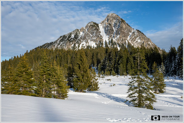 Der Berg Einstein im Tannheimer Tal  |  Nikon Z8, NIKKOR Z 24-120 mm 1:4 S (31mm), ISO 100, 1/125s, f/16