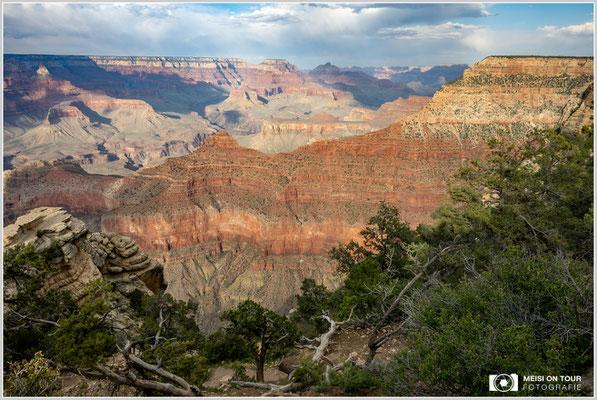 Grand Canyon am Mather Point | Nikon Z8, NIKKOR Z 24-120 mm 1:4 S (24 mm), ISO 100, 1/30, f/20