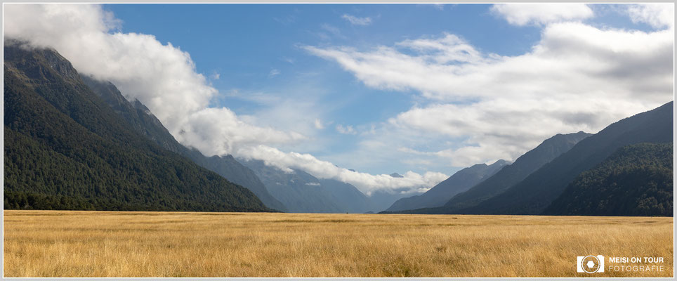 Zwischenstopp zum Milford Sound  |  Canon EOS R6, Canon RF 24-70mm F2.8L IS USM (42 mm), ISO 100, 1/125s, f/16
