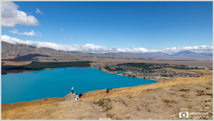 Ort Tekapo am Lake Tekapo  |  Canon EOS R6, Canon RF 24-70mm F2.8L IS USM (24 mm), ISO 100, 1/125s, f/16