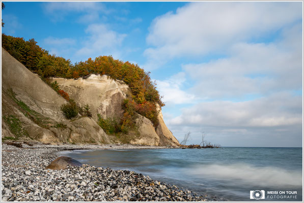 Kreidefelsen auf Rügen  |  Nikon Z8, NIKKOR Z 24-120 mm 1:4 S (34 mm), ISO 100, 0,8s, f/13