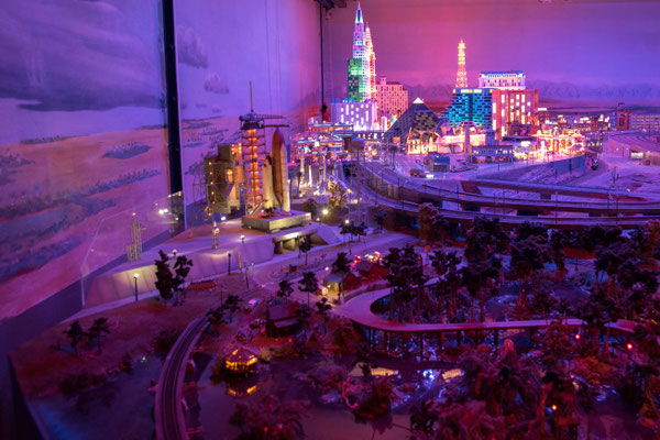 im Gebäude des Miniatur Wunderlandes