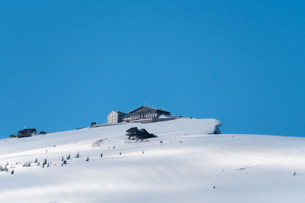 Schafberg 1782 m ü. A. Nordseite des Sees.