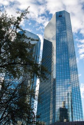 Die Zentrale der Deutschen Bank in Frankfurt am Main