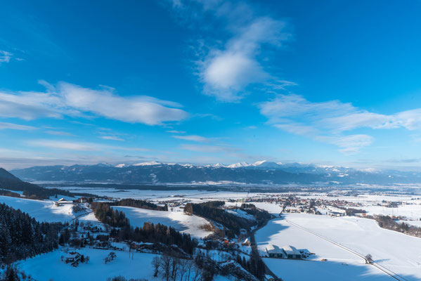 Blick von der Burgruine Richtung Norden.